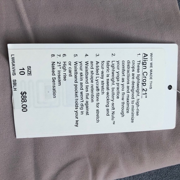 Lululemon Align crop 21” - Picture 6 of 7